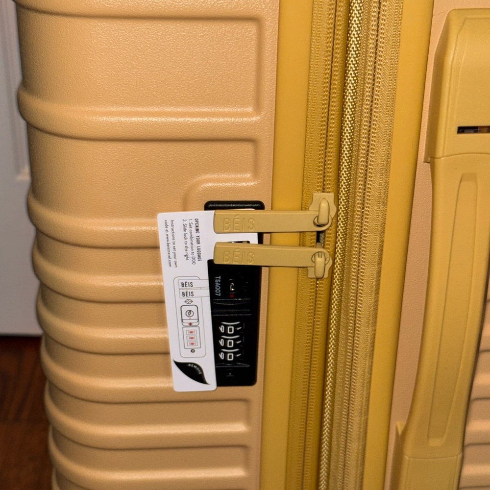 BNWT BEIS HONEY Medium Check-In Luggage - Picture 2 of 6